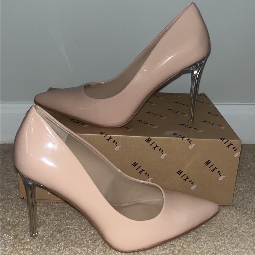 Clear Heel Pumps